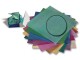 Folia Bastelpapier Irisierende Punktprägung Mehrfarbig