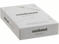 Sambonet Kuchengabel Rock 1 Stück, Schwarz glanz/Metall/Silber