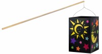 URSUS     URSUS Laternenbastelset 14x20cm 2370099 Sonne, Mond