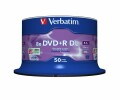 Verbatim DVD+R 8.5 GB, Spindel (50 Stück), Medientyp: DVD+R