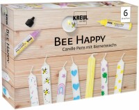 KREUL CandlePen Bee Happy CKH49757 6 Stück, Ausverkauft
