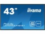 iiyama Monitor ProLite LE4340UHS-B1, Bildschirmdiagonale: 42.5 "