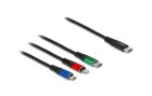 DeLock USB-Ladekabel USB C - Lightning/Micro-USB B/USB C 1