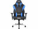 AKRacing Gaming-Stuhl Master MAX Blau/Schwarz, Lenkradhalterung