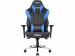 AKRacing Gaming-Stuhl Master MAX Blau/Schwarz, Lenkradhalterung