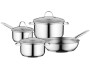 BergHOFF Kochgeschirr-Set Comfort 7-teilig, Material: Edelstahl