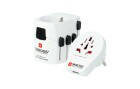 SKROSS Weltreiseadapter PRO World & USB, Anzahl Pole: 3-polig