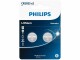 Philips Knopfzelle Knopfzelle Lithium CR202 2 Stück