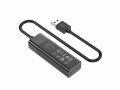 onit USB-A-Hub 4A, Stromversorgung: USB, Anzahl Ports: 4