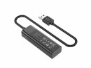 onit USB-A-Hub, Stromversorgung: USB, Anzahl Ports: 4