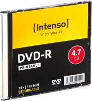 Intenso DVD-R Slim 4.7GB 4801652 16x Printable 10 Pcs
