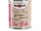 HerzensHund Nassfutter Bio-Pute mit Bio-Gemüse, 800 g