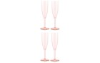 Bodum Outdoor-Champagnerglas Oktett 120 ml, Rosa, 4 Stück