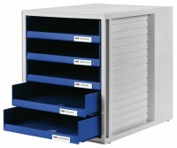 HAN       HAN Schubladenbox grau/blau 1401-14 5 Fächer, Kein