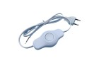 Elbro Schnur-Dimmer LED mit Kabel, 100 W, Phasenanschnitt, Weiss