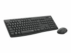 Logitech Tastatur-Maus-Set - MK295 Graphite CH-Layout