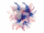 Glorex Federn Deco Blau Pink Weiss