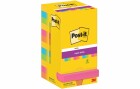 Post-it Notizzettel Super Sticky 76 x 76 mm, Mehrfarbig