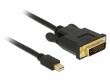 DeLock Kabel Mini-DisplayPort - DVI-D, 1 m, Kabeltyp