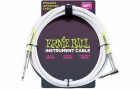 Ernie Ball Instrumentenkabel 6049 ? 3.05 m, Weiss, Länge: 3.05