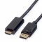 Bild 0 Roline DisplayPort - HDMI Verbindungskabel - 5 m - 4K - Schwarz