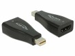 DeLock Adapter Mini-DisplayPort - HDMI, Kabeltyp: Adapter