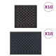 vidaXL , Farbe: Schwarz und Grau, Material: 100 % Baumwolle