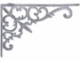 Chic Antique Regalträger 18 x 12 cm, Grau, Bewusste Eigenschaften