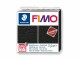 Fimo Modelliermasse leather-effect Schwarz, Packungsgrösse: 1