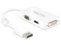 DeLock Adapter DisplayPort - HDMI/VGA/DVI-D