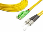 Lightwin LWL-Patchkabel E2000/APC-FC, Singlemode, Duplex, 20m