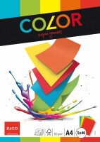 ELCO Universalpapier Color A4 74616.00 80g, 5-farbig 5x40