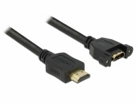DeLock Kabel HDMI - HDMI, 0.5m zum Einbau
