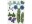 Bild 0 Creativ Company Streudeko Gepresste Blüten und Blätter, Blau, 19 sort.