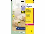 Avery Zweckform L6006 - Removable adhesive - neon yellow