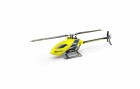 OMPHobby Helikopter M1 EVO Flybarless, 3D, Gelb BNF, Antriebsart