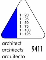 DUX Dreikant-Massstab 9411 Architekt, Kein Rückgaberecht