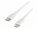 BELKIN BOOST CHARGE LIGHTNING TO USB-C CABLE 2M WHITE
