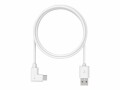 COMPULOCKS 6ft 2.0 USB-A to 90-Degree USB-C Charging Cable