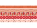Heyda Washi Tape Triangle Koralle, Detailfarbe: Rot, Länge: 3