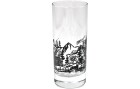 Heidi Cheese Line Longdrinkglas Cut 290 ml, 1 Stück, Transparent, Material