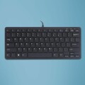 R-Go Tools R-Go Compact Clavier, QWERTY (US), blanc, filaire - Clavier