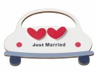 HobbyFun Mini-Fahrzeug Just Married 7 x 10 cm, Detailfarbe