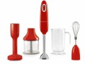 SMEG Stabmixer 50's Style HBF22RDEU Rot, Motorleistung: 700 W