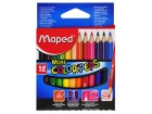 maped Farbstifte Color Peps Mini 12 Stück, Verpackungseinheit