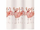 Diaqua Duschvorhang Flamingo 180 x 200 cm, Rosa/Weiss, Breite