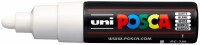 UNI-BALL  Posca Marker 4.5-5.5mm PC-7M WHITE weiss, Rundspitze, Kein