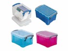 Really Useful Box Aufbewahrungsbox 0.3 Liter, Transparent, Breite: 8.5 cm