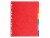 Bild 0 Biella Register TopColor Rot, 6-teilig, Einteilung: 6 Taben
