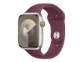 Apple Sport Band 45 mm Mulberry S/M, Farbe: Violett